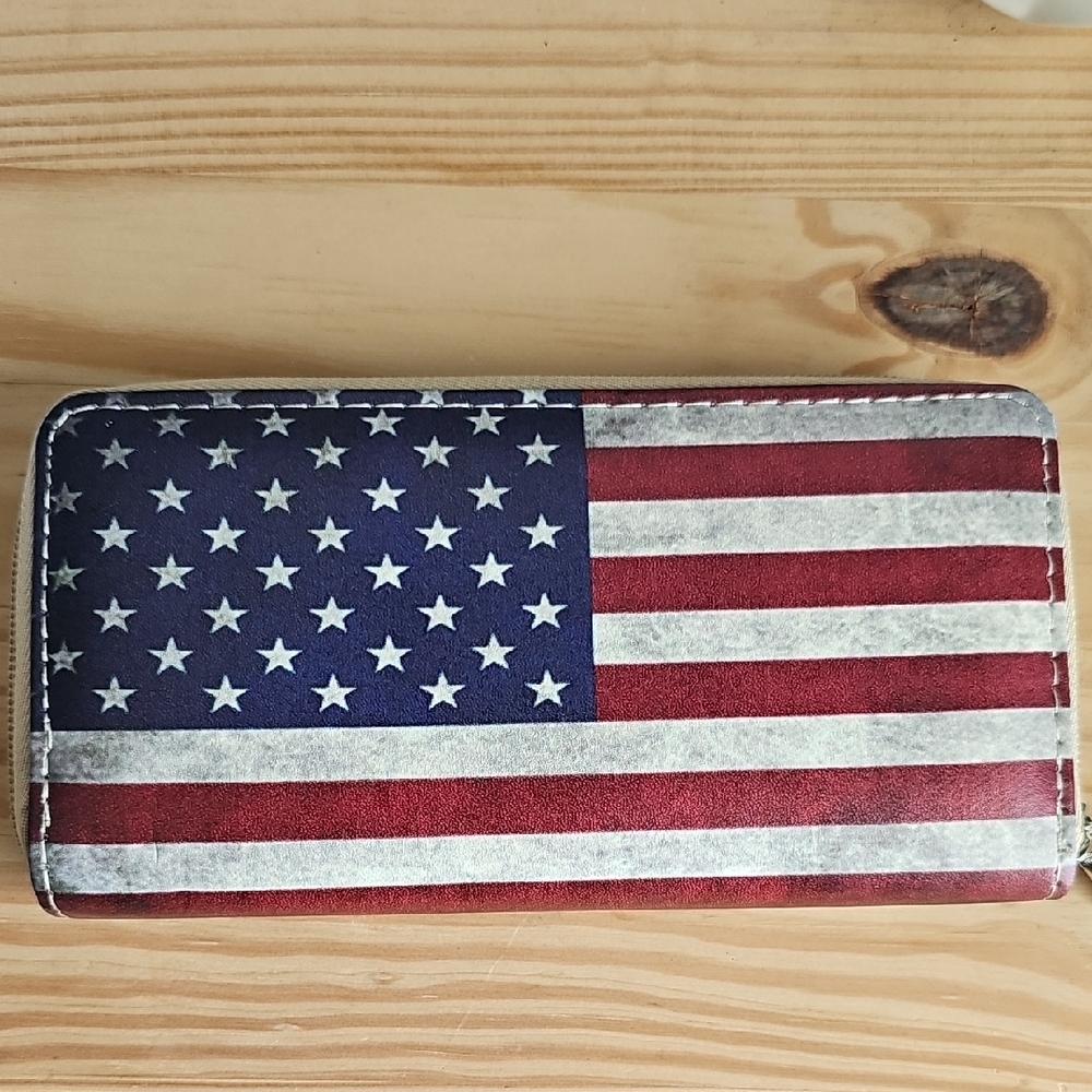 American Flag Wallet